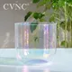 CVNC 6 Inch Natural Cosmic Light Alchemy Clear Quartz Crystal Singing Bowl for Sound Healing with