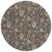 Addison Rugs Chantille ACN680 Chocolate 8 x 8 Indoor Outdoor Round Area Rug Easy Clean Machine Washable Non Shedding Bedroom Entry Living Room Dining Room Kitchen Patio Rug