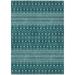 Addison Rugs Chantille ACN708 Teal 3 x 5 Indoor Outdoor Area Rug Easy Clean Machine Washable Non Shedding Bedroom Entry Living Room Dining Room Kitchen Patio Rug