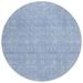 Addison Rugs Chantille ACN703 Sky 8 x 8 Indoor Outdoor Round Area Rug Easy Clean Machine Washable Non Shedding Bedroom Entry Living Room Dining Room Kitchen Patio Rug