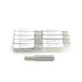 Accusize 10 Pcs 1/4 by 3/8 by 5/8 2-7/16 Oal 4 Flute M42-8% Cobalt Finishing Center Cutting End Mill Co-14x10