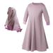 Kid Ramadan Robe Girl Toddler Abaya Dress Dubai Clothing Traditional Baby Girls Outfits&Set