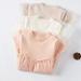 eczipvz Baby Girl Clothes Kids Toddler Baby Girls Knit Autumn Winter Solid Tulle Long Sleeve Princess Dress Clothes Girls Long (Pink 4-5 Years)