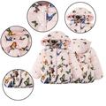 Esaierr Newborn Kids Girls Winter Cotton Jacket Baby Butterfly Print Warm Coats Hooded Cotton Coats Single-Breasted Warm Outerwear for 9M-7Y