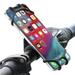 N/A Bike Phone Mount Compatible with Most Phones 360 Rotation Silicone Bicycle Phone Holder Universal Motorcycle Handlebar Mount Compatible with iPhone and Samsung 4.0â€�- 6.5â€� in Phones Black