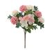 Hxoliqit Artificial Flower 16 Heads Faux Silk Hydrangea Flower Bouquet Plants Home Decoration Artificial Flowers Plants Artificial Decor Artificial Plants & Flowers Home Decor