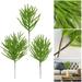 Holloyiver Artificial Pine Branches 17.7 inch Pine Branches Faux Pine Branches Christmas Picks and Sprays Artificial Pine Stems for DIY Wreath Vase Christmas Tree Garland Wedding