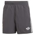 Men's adidas Originals Charcoal Argentina National Team Three-Stripe Sprinter Shorts