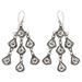 'Bali Belle' - Sterling Silver Chandelier Earrings