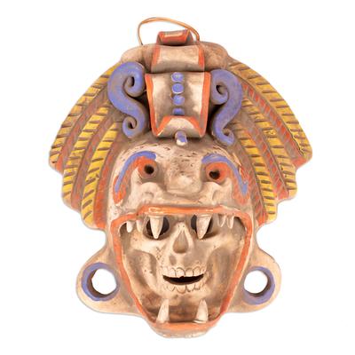 Ceramic mask, 'Quetzalcoatl Warrior'