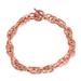 Bright Connection,'Handcrafted Copper Rope Chain Bracelet from Mexico'
