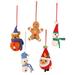 Christmas Friends,'Artisan Crafted Christmas Ornaments (Set of 5)'