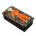 Man in The Garden,'Lacquered Walnut Wood Jewelry Box with Man in Nature Motif'