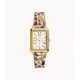 Fossil Willy Wonka x Fossil Limited Edition Two-Hand Multicolour Print Leather Watch