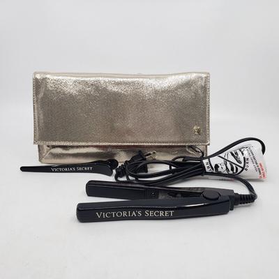 Victoria's Secret Hair | Mini Flat Iron With Gold Bag | Color: Gold | Size: Os