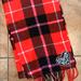 Victoria's Secret Accessories | Love Victoria Victoria’s Secret Red Plaid Scarf | Color: Black/Red | Size: Os