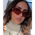 Gucci Accessories | New Gucci Gg1401s Red Marmont Cat Eye Sunglasses | Color: Gold/Red | Size: Os