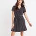 Madewell Dresses | Madewell Velvet Wrap Dress | Color: Gray | Size: L