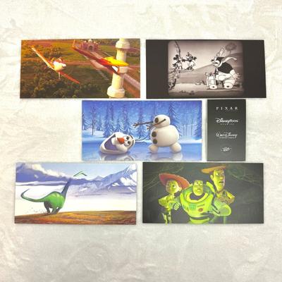 Disney Art | Disney D23 Member Gift Pixar Disneytoon Studios Walt Disney Animation 5 Postcard | Color: Blue | Size: Os