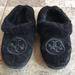 Tory Burch Shoes | Faux Fur Slippers | Color: Black | Size: 9