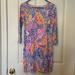 Lilly Pulitzer Dresses | Lilly, Pulitzer Marlowe So Snappy Dress Size Xs | Color: Pink/Purple | Size: Xs