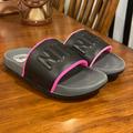 Nike Shoes | Nike Offcourt Slides Shoes Sandals Black Pink Women’s Sizes Bq4632 004 Display | Color: Black/Pink | Size: 6