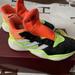 Adidas Shoes | Adidas James Harden Boy's Sneakers Neon Size Basketball Shoes | Color: Green | Size: 4.5bb