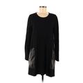 BCBGMAXAZRIA Casual Dress - Mini: Black Print Dresses - Women's Size Medium