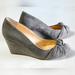 Jessica Simpson Shoes | Jessica Simpson Siennah Suede Wedge Pumps Grey Size 5.5 | Color: Gray | Size: 5.5