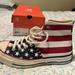 Converse Shoes | Limited Edition: American Flag Converse. Unisex. Size 8 1/2 Men’s, 10 1/2 Womens | Color: Blue/Red | Size: 8.5