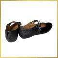 American Eagle Outfitters Shoes | Girl's Black Dress Shoes By American Eagle. Flats W/Velcro Straps.Size 3 | Color: Black | Size: 3g