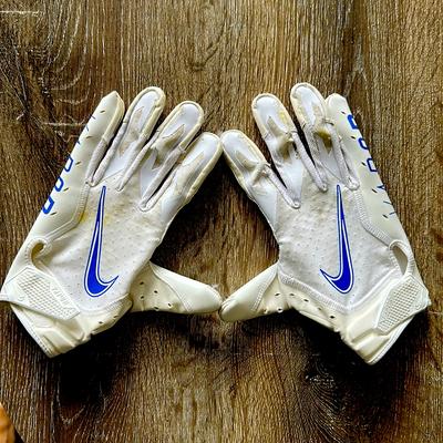 Nike Accessories | Nike Vapor Football Gloves | Color: Blue/White | Size: Large