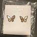Kate Spade Jewelry | Kate Spade Earrings All A Flutter Butterfly Stud | Color: Gold | Size: Os