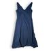 J. Crew Dresses | J Crew Sophia Blue Navy 100% Silk Polka Dot V Neck Dress 6 Light Sleeveless | Color: Blue/Tan | Size: 6