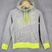 Nike Tops | Nike Sweater Womens Gray Green Cowl Neck Dri Fit Pullover Hoodie Sweatshirt Med | Color: Gray | Size: M