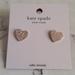 Kate Spade Jewelry | Kate Spade Yours Truly Pave Heart Studs | Color: Gold | Size: Os