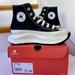 Converse Shoes | Nwt Converse Chuck 70 At Cx Hi Platform High Top Chuck Taylor Sneaker Black | Color: Black/White | Size: 4