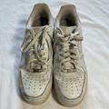 Nike Shoes | Nike Air Force 1’s Low Sneaker Shoes ‘82 White Size 11 Men’s W/ Hexagel Insoles | Color: Cream/White | Size: 11