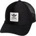 Adidas Accessories | Adidas 5-Panel Man Dispatch Trucker High Crown Mesh-Back Adjustable Strap Cap | Color: Black | Size: Os