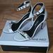 Nine West Shoes | Nine West Women's Size 7 Stiletto Heels | Color: Silver/White | Size: 7