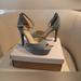 Jessica Simpson Shoes | Jessica Simpson Blue Denim Peep Toe Heel. Size 6.5 | Color: Blue | Size: 6.5