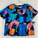 Adidas Shirts & Tops | Adidas Girls Multicolor Top Shirt Size 14 Large Nwt (562) | Color: Blue/Orange | Size: 14g