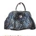 Jessica Simpson Bags | Jessica Simpson Blue Crocodile Alligator Flower Rosette Jewel Crystal Bag | Color: Blue | Size: Os