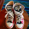 Converse Shoes | Kids Chuck Taylor Converse Bars&Stars High Tops | Color: Red/White | Size: 13