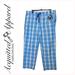 Disney Intimates & Sleepwear | Disney Store Mickey Mouse 28 Plaid Pajama Pants | Color: Blue | Size: 2x