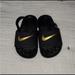 Nike Shoes | Nike Toddler Kawa Sandals | Color: Black/Gold | Size: 8b