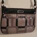 Nine West Bags | Nwot Nine West Sequin Black & Gray Geometric Shape Purse Shoulder Bag | Color: Black/Gray | Size: Os