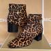Michael Kors Shoes | Michael Kors Elsa Mid Bootie Cheetah Haircalf 49f1esme5h Butterscotch New | Color: Brown/Tan | Size: 9.5