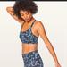 Lululemon Athletica Intimates & Sleepwear | Lululemon Energy Bra - Blue Embellished Multi Floral; Size 8 | Color: Black/Blue | Size: 6