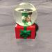 Disney Holiday | Miniature Mickey Mouse Snow Globe Gift Present Vintage | Color: Green/Red | Size: Os